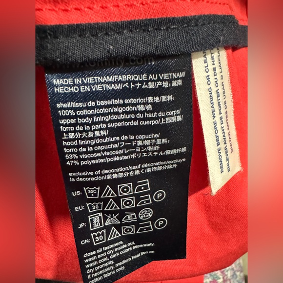 Tommy Hilfiger Vibrant Coral Trench Coat - Picture 7 of 9